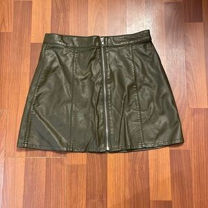 Forever 21 Faux Leather Mini Skirt
